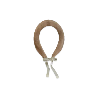 Max Mara Mink Fur Hood Trim "Ivory"