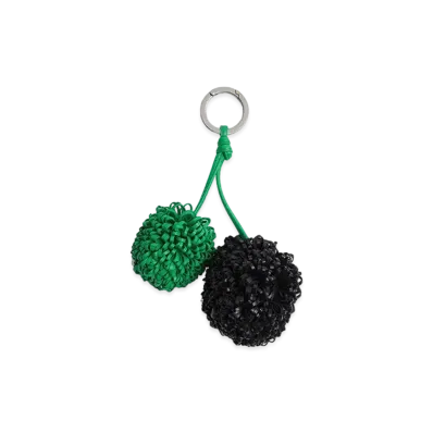 Bottega Veneta Key Ring "Grass"