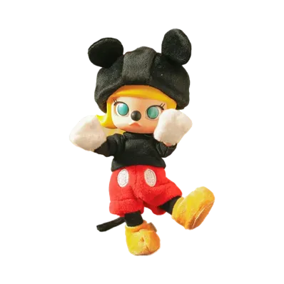 POP MART "BJD" MOLLY DISNEY Mickey Costume