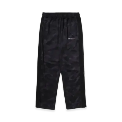A BATHING APE Color Camo Metal Logo Relaxed Fit Track Sweat Pants "Black"