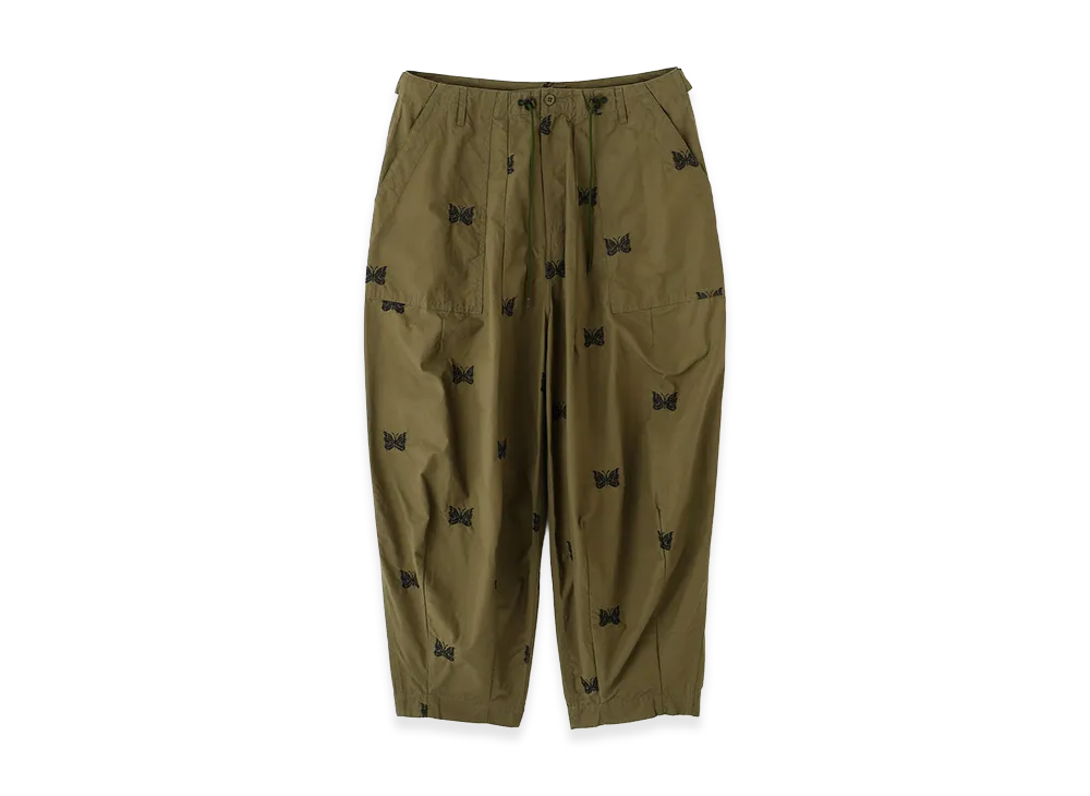 NEEDLES x BEAVER H.D. Pantt - Cotton Ripstop "Olive"