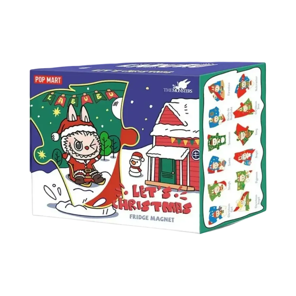 POP MART LABUBU The Monsters Let's Christmas Series Fridge Magnet [Piece]