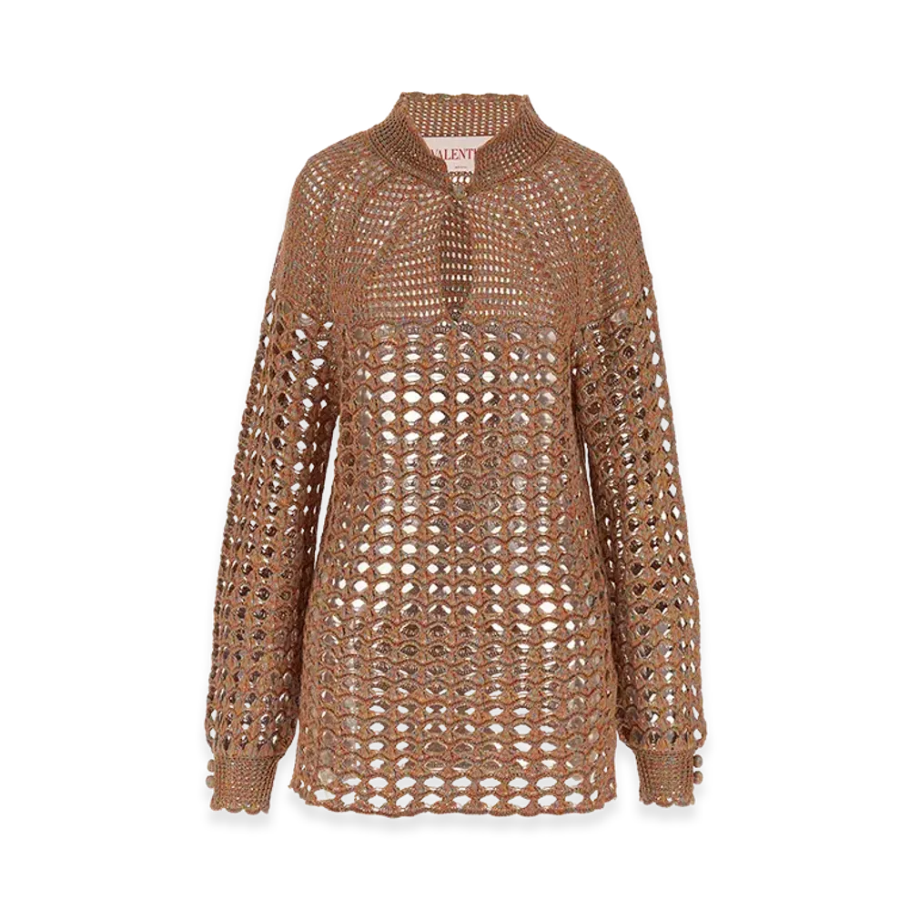 Valentino Women's Openwork Sweater "Multicolor"