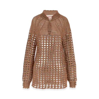 Valentino Women's Openwork Sweater "Multicolor"