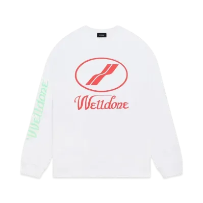 WE11DONE WD Print Logo Top "White"
