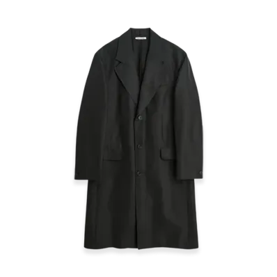 OUR LEGACY Dolphin Coat Recycled Poly "Black"