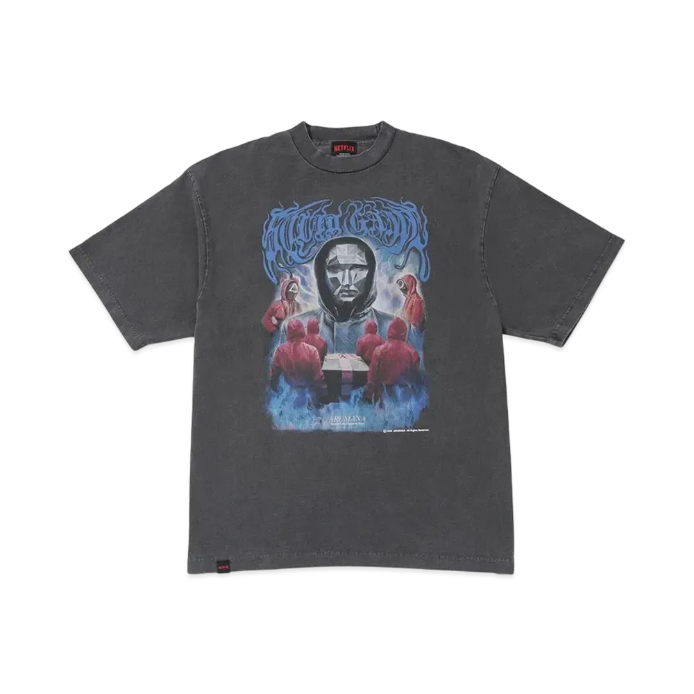 NETFLIX Squid Game Season 2 Original Graphic SS T-Shirt (FRONTMAN) "Sumikuro"