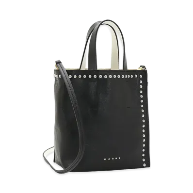 MARNI Women's Museo Soft Mini Bag "Black/White"