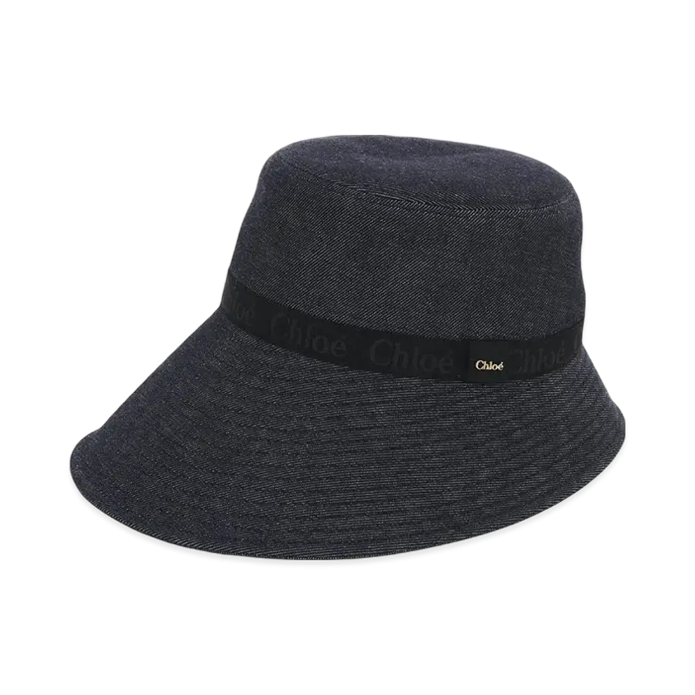 Chloe Woody Bucket Hat "Denim Blue"