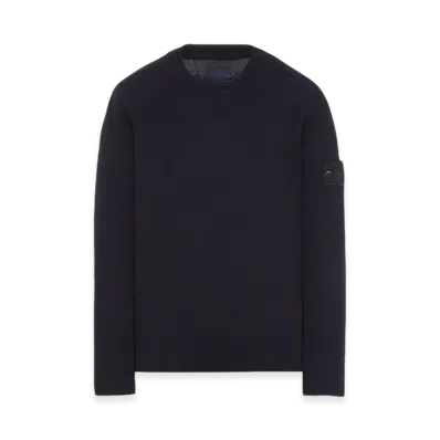 Stone Island 562FA Ghost Piece Cashmere Knit - 23FW "Navy Blue"