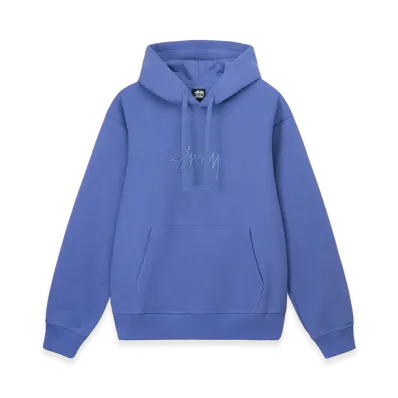 Stussy Basic Applique Hoodie "Storm"