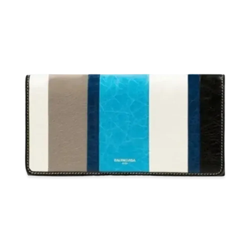 BALENCIAGA Bazar Wallet Bazar Accessory "Blue/Gris"