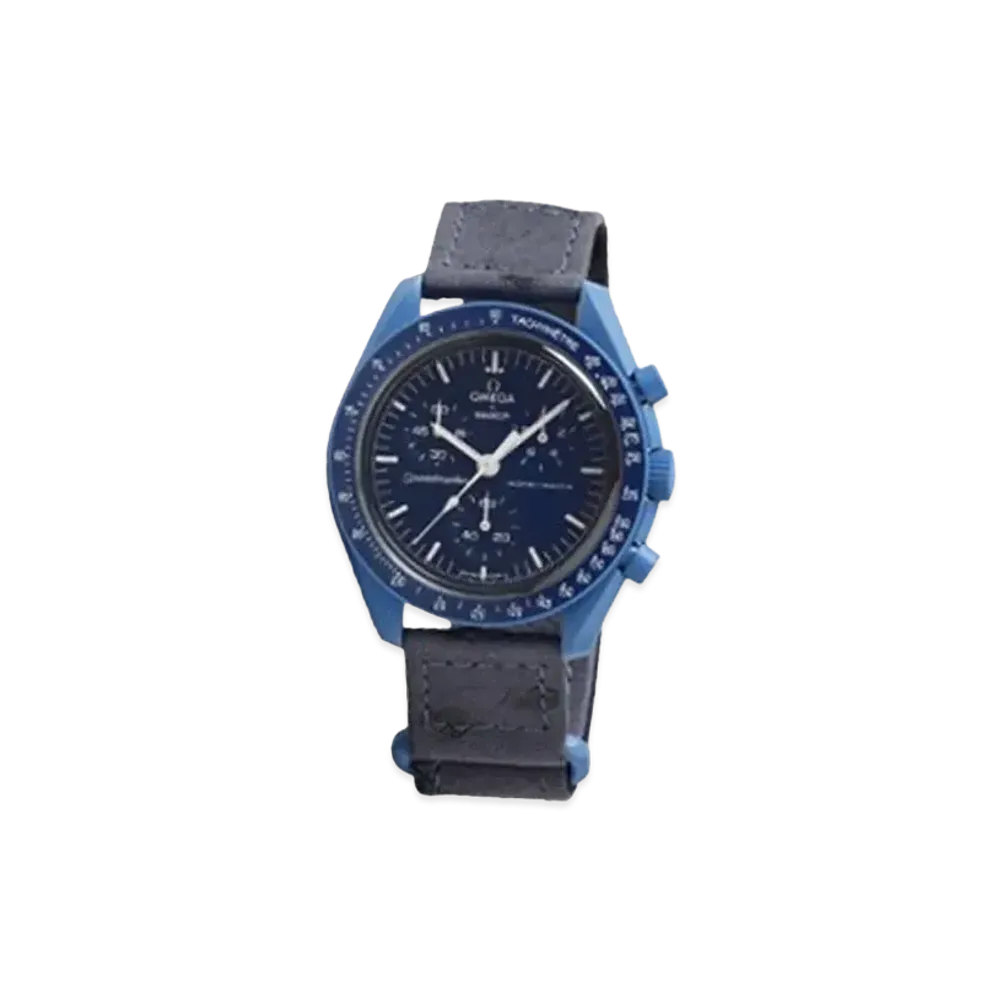 Swatch x OMEGA Mission to Neptune Ostrich SO33N100C