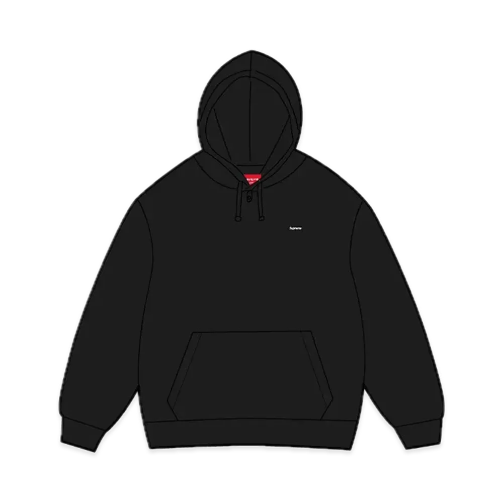 Supreme Small Box Hooded Sweatshirt "Black"