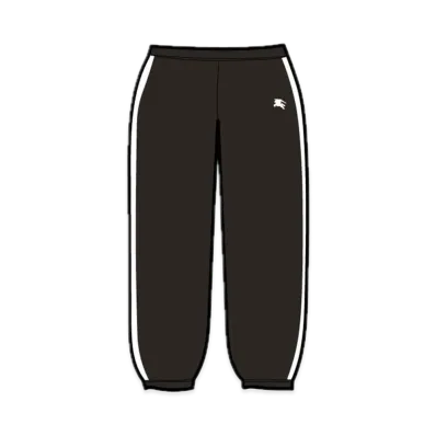 Supreme x Burberry Leather Track Pant "Black"