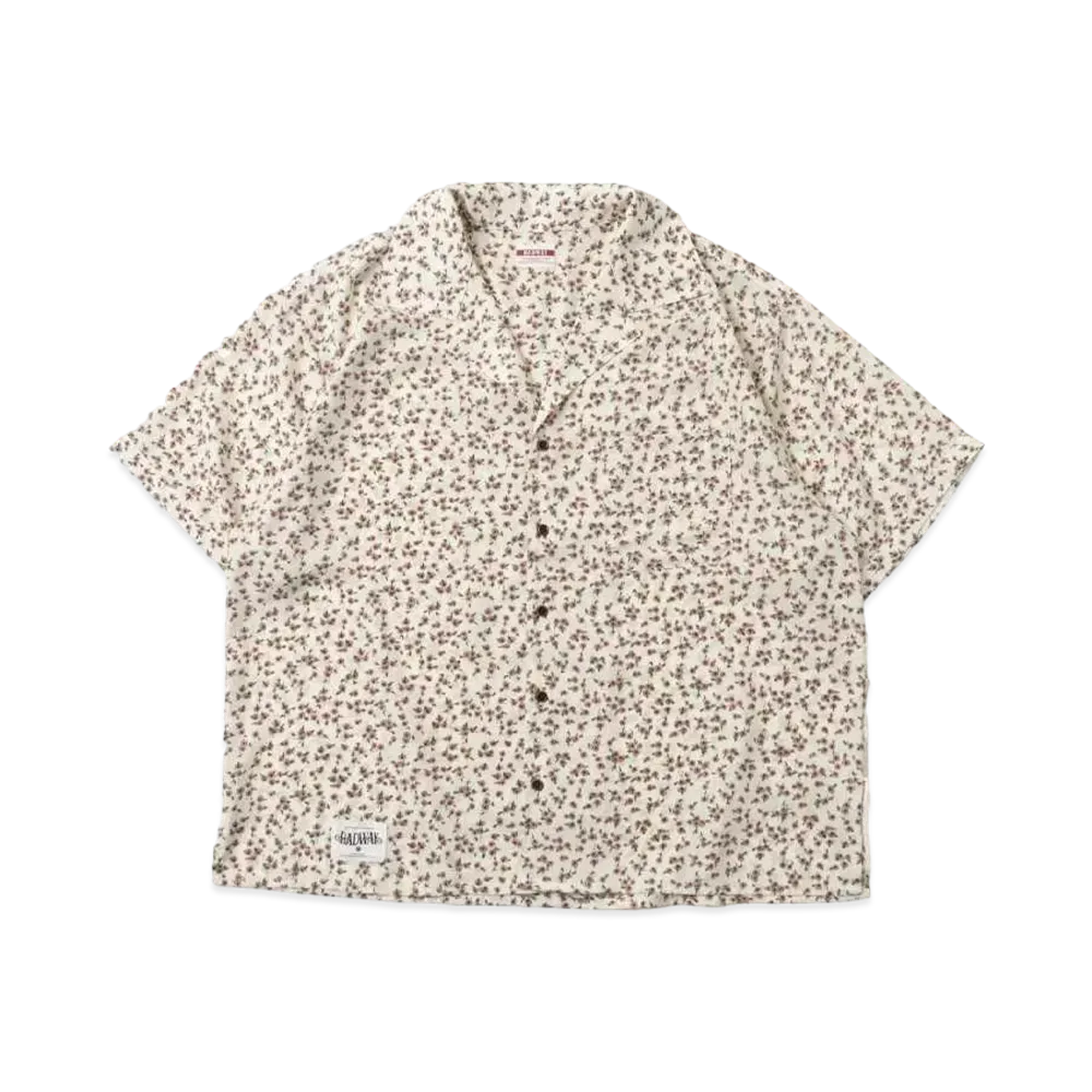 BADWAY Small Margaret Open Collar Shirt "OFF"