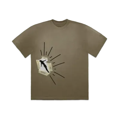 Travis Scott Cactus Jack Highest In The Room Dive T Shirt "Olive"