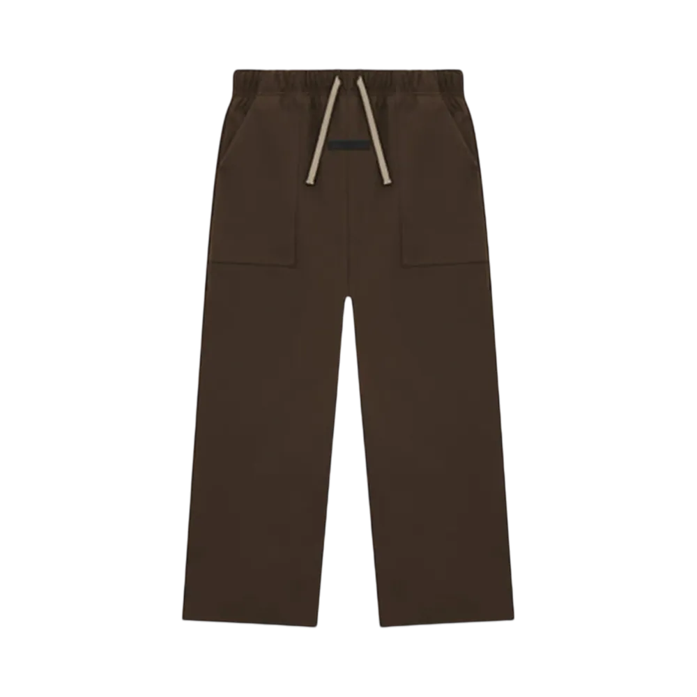 FEAR OF GOD Essentials Kid's Bonded Nylon Tech Pant "Brown"