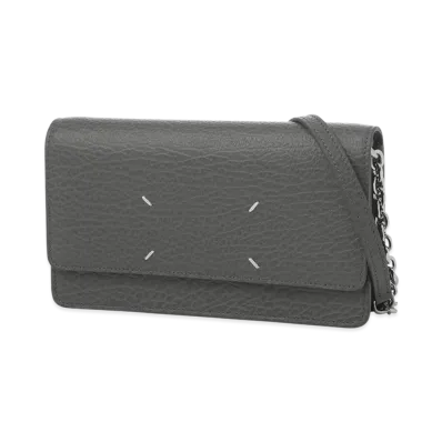 Maison Margiela Wallet On Chain Medium "Pebble Grey"