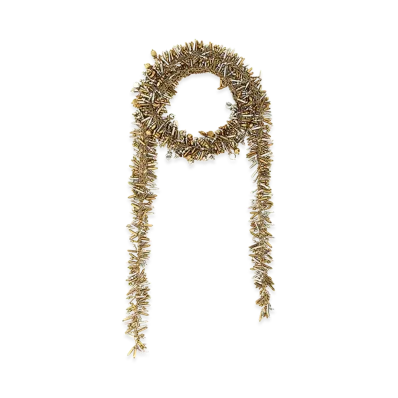 DRIES VAN NOTEN Women's embroidered Scarf Necklace "Silver"