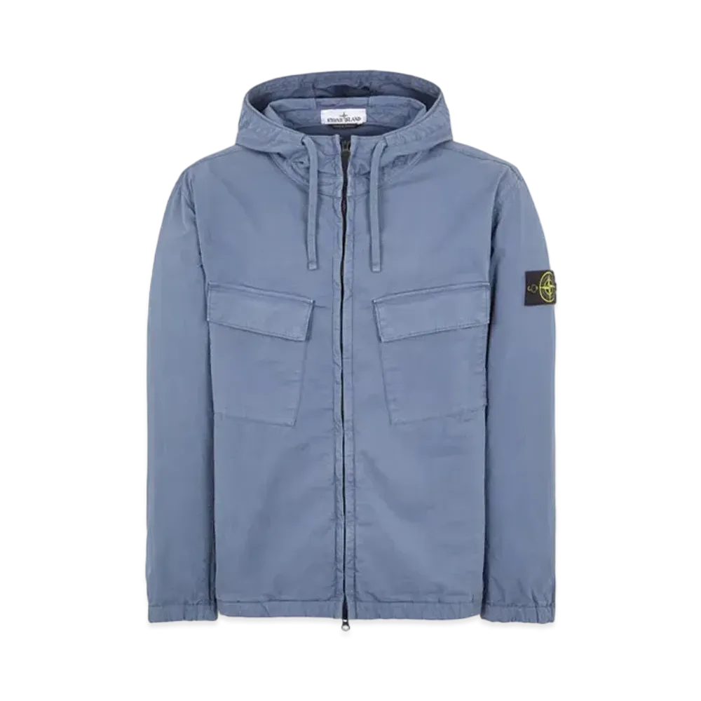 Stone Island 42610 SUPIMA Cotton Twill Stretch-TC "Blue Gray"
