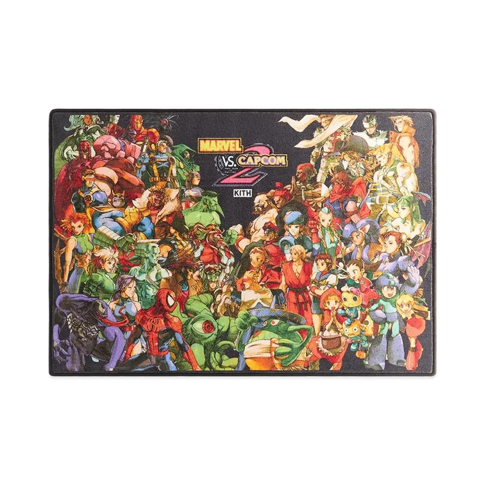 Kith x Marvel vs. Capcom Printed Area Rug "Black"
