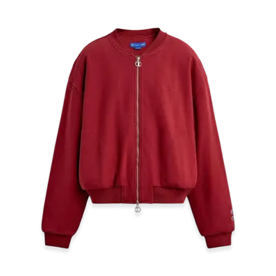 ZARA x CHAMPION Quilted Bomber Jacket "Red"