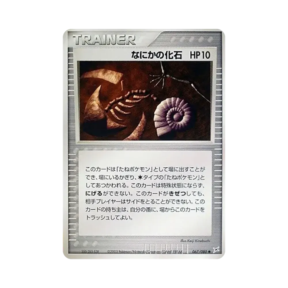 なにかの化石 ● [ADVEX 067/080](強化拡張パックex1「マグマVSアクア ふたつの野望」)
