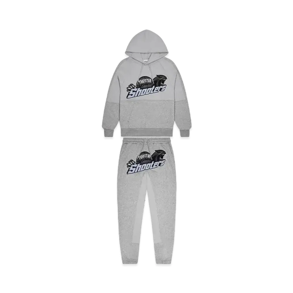 TRAPSTAR Shooters Panel Tracksuit "Grey/Blue"