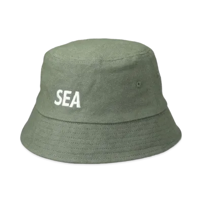WIND AND SEA Sea Ess Bucket Hat "Green"
