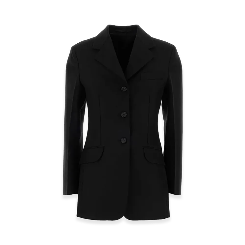 Jil Sander Women's Wool Blend Blazer "Black"