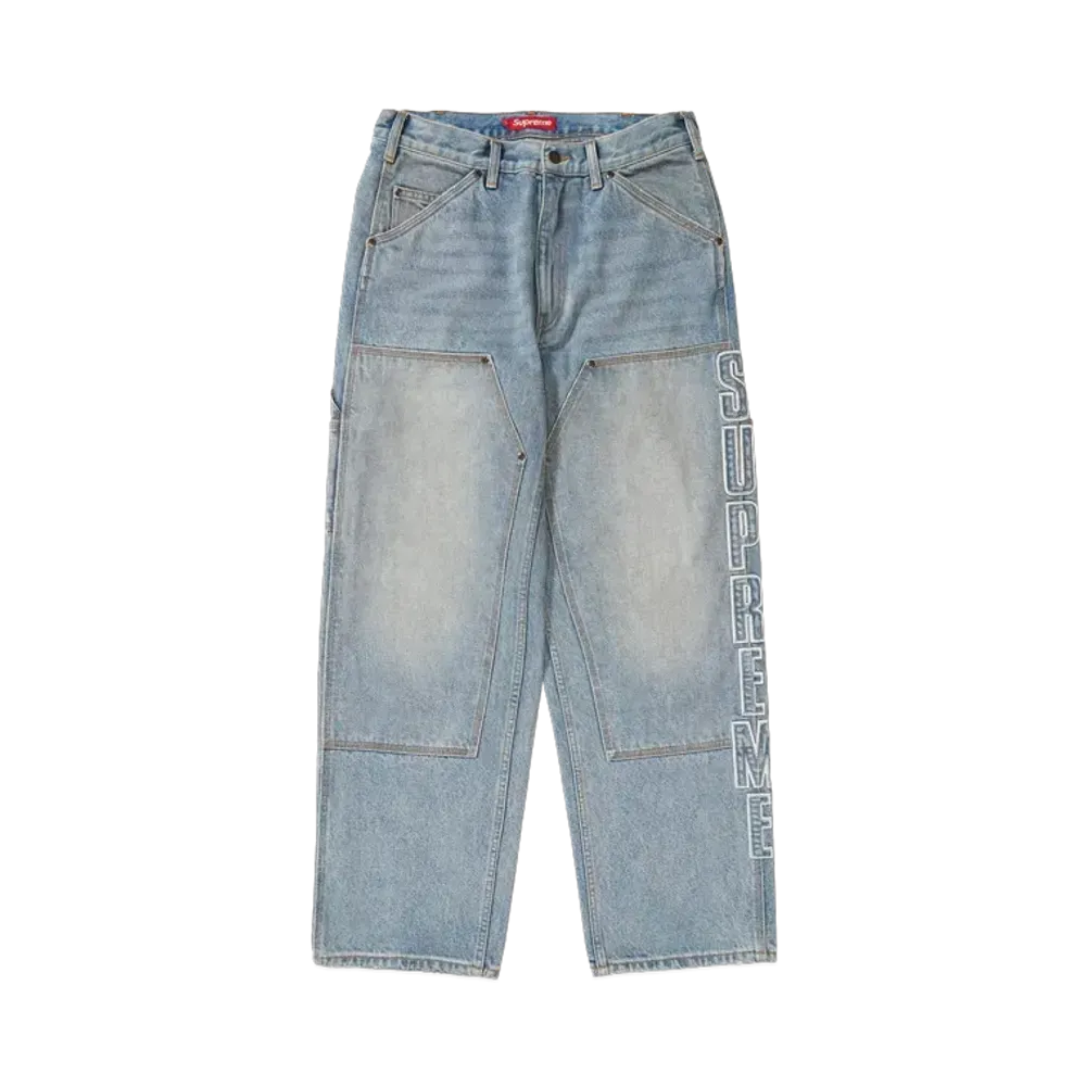 Supreme Reflective Double Knee Pant "Denim"