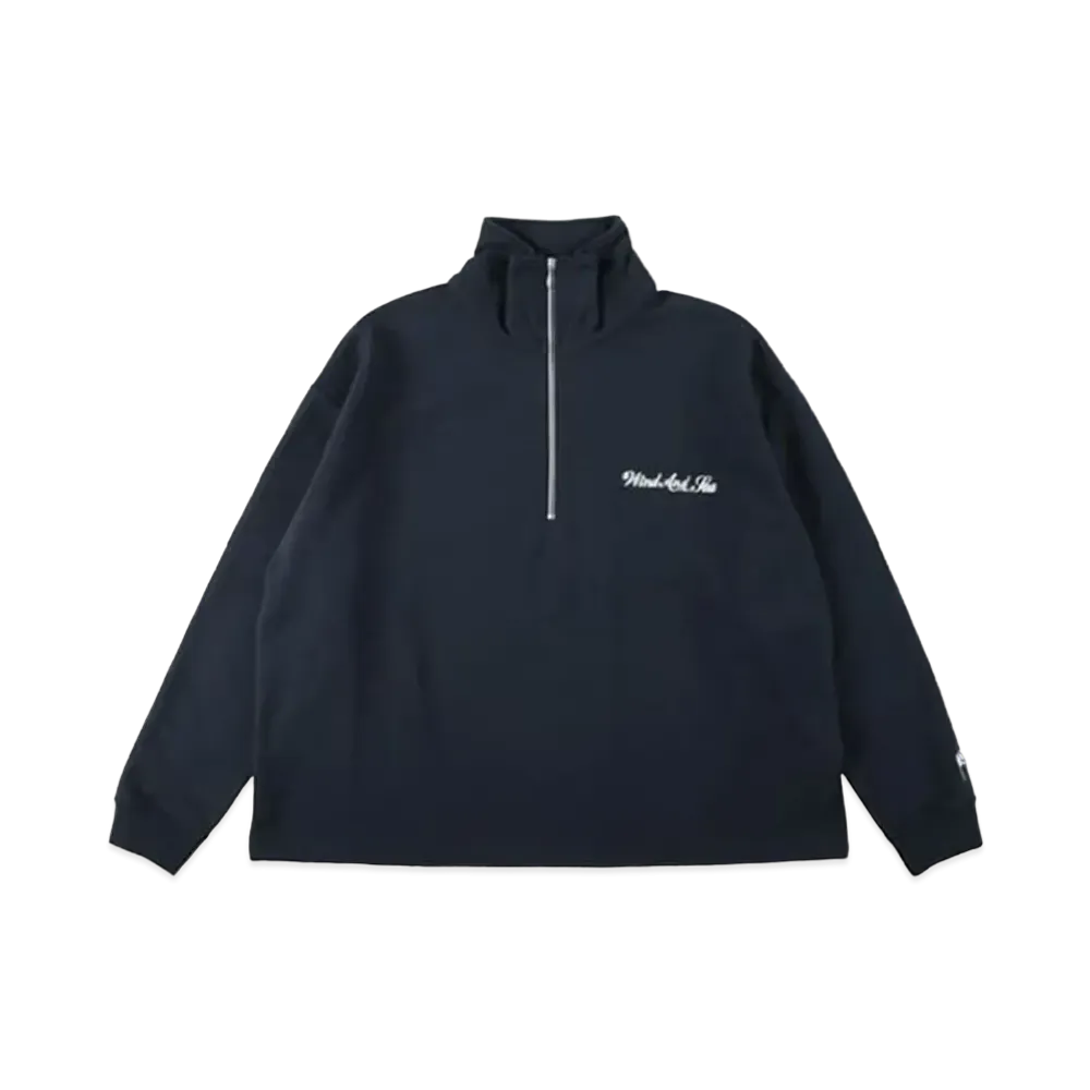 WIND AND SEA Scs Half Zip Jacket "Navy"
