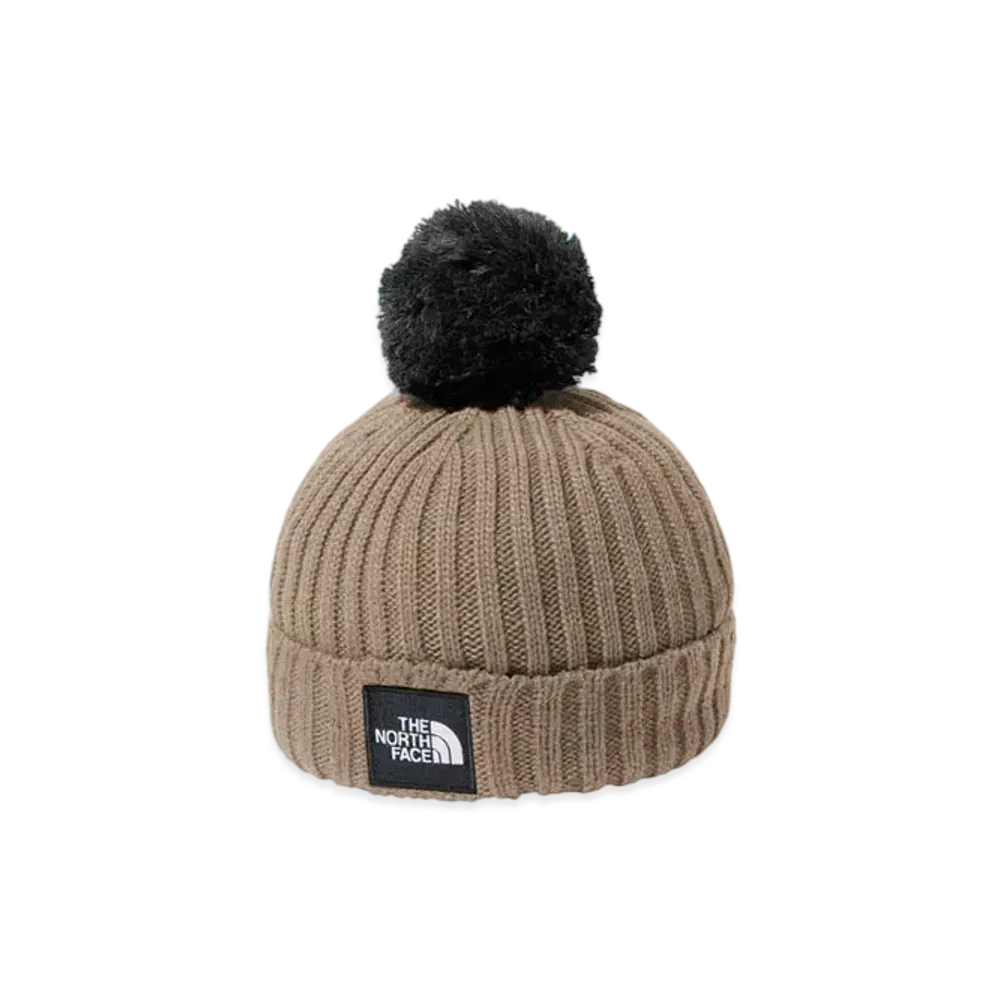 The North Face Kids Pompom Cappuccio "Kelp Tan"