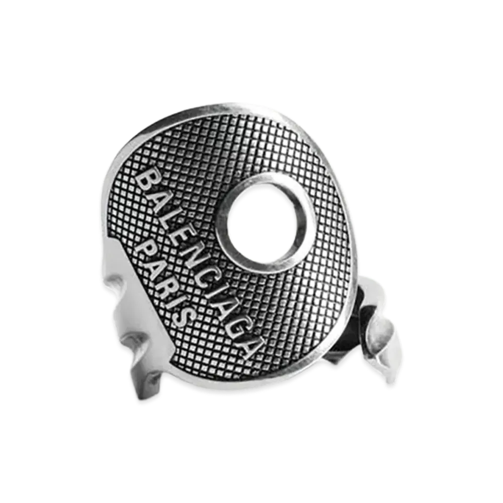 BALENCIAGA Neverlost Ring "Antique Silver"