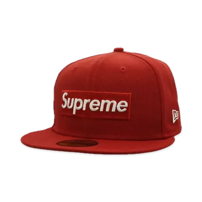Supreme MLB Teams Box Logo New Era "Red"