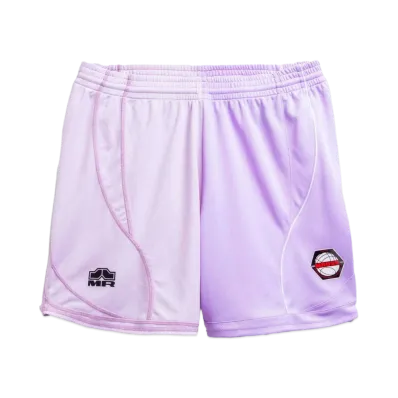 MARTINE ROSE Half and Half Football Short "Lilac"
