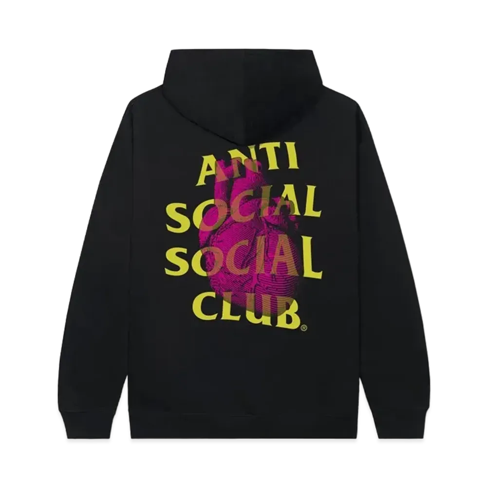 ANTI SOCIAL SOCIAL CLUB Pulse Check Safety Hoodie "Black"
