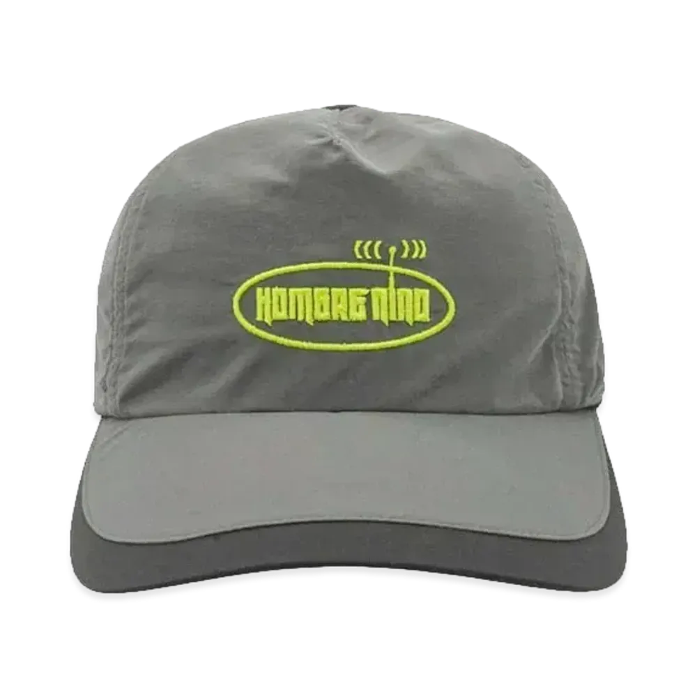 HOMBRE Nino ANTENNA LOGO NYLON CAP "GRAY"