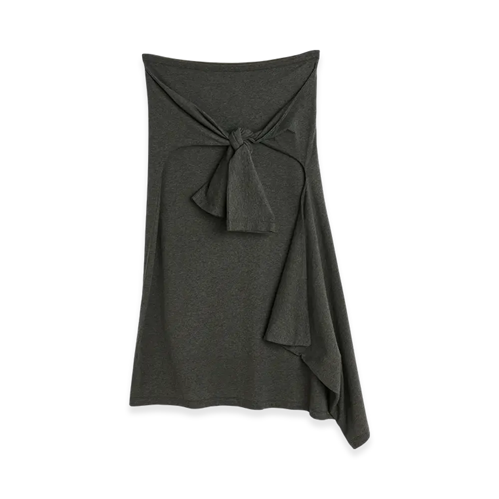 OUR LEGACY Women's Sash Skirt "Dark Grey Melange Jersey"