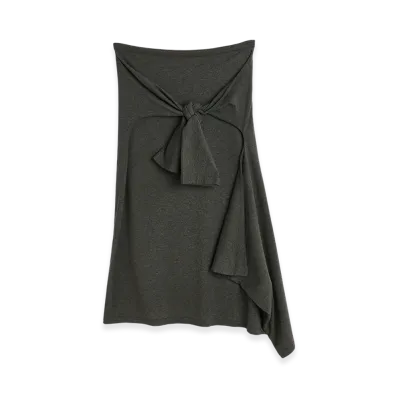 OUR LEGACY Women's Sash Skirt "Dark Grey Melange Jersey"