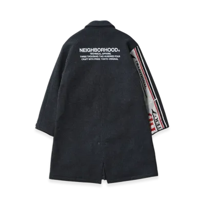 NEIGHBORHOOD Wool Coat Mod "Black"