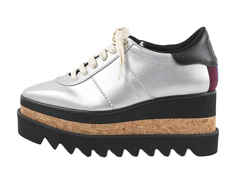 STELLA McCARTNEY Women's Sneak-Elyse Sneakers "Silver"