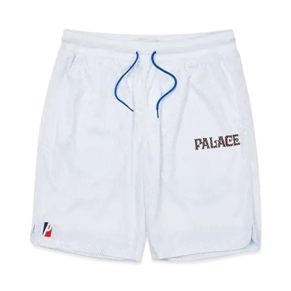 PALACE MESH PRACTICE SHORTS "White"