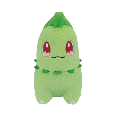 BANDAI "Ichiban Kuji" -Pokemon 30th ANNIVERSARY vol.1- D Prize Johto Region's The Three First Partner Pokemon Plush - Chikorita