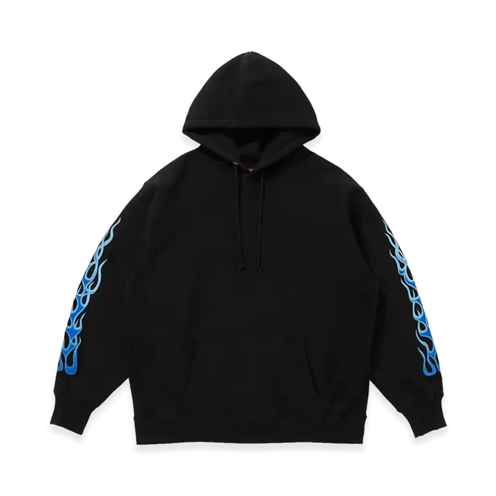 Hide and Seek 30Th Hooded Sweat Shirt "Black/Blue"