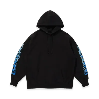Hide and Seek 30Th Hooded Sweat Shirt "Black/Blue"