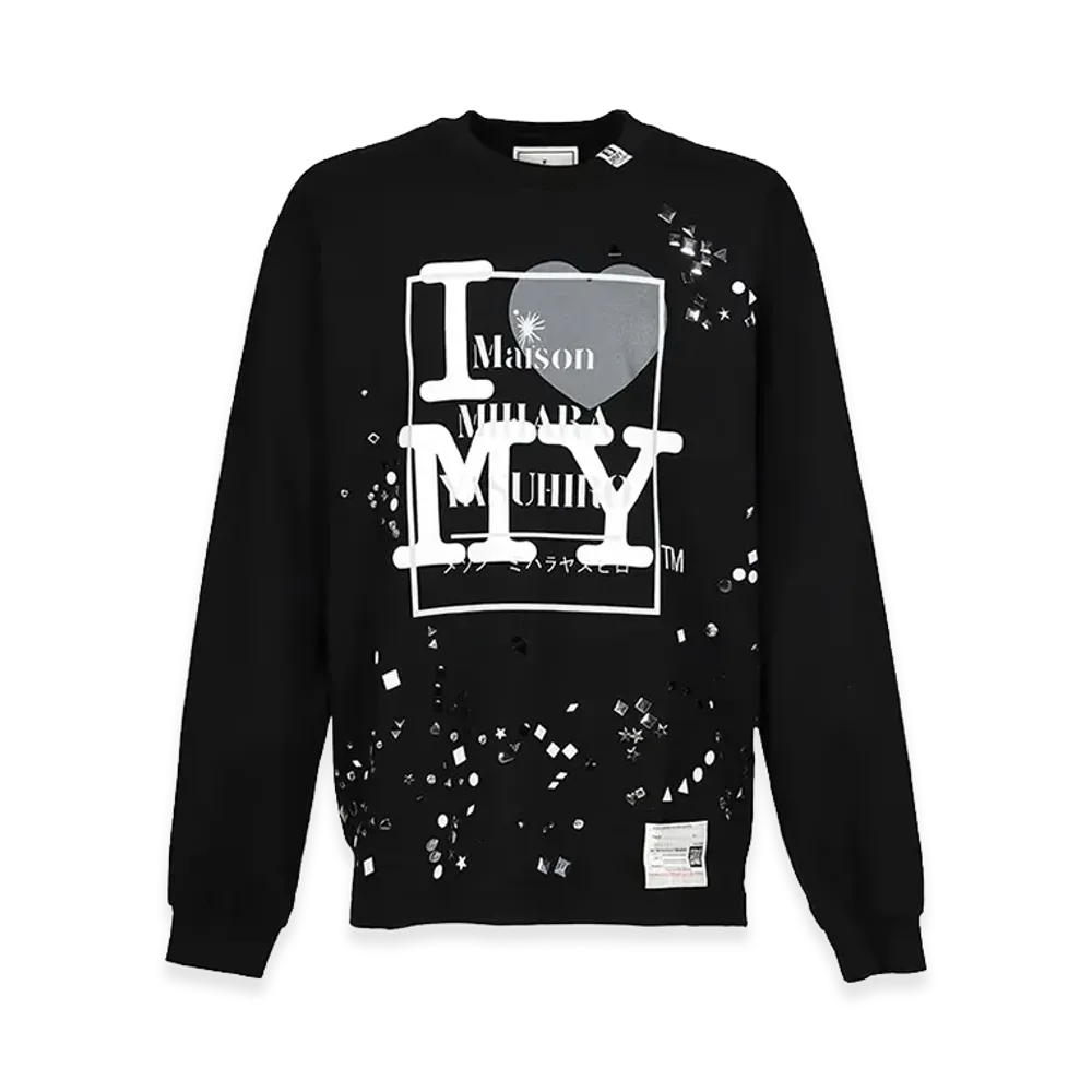Maison MIHARA YASUHIRO x NUBIAN Embellishdistress LT "Black"
