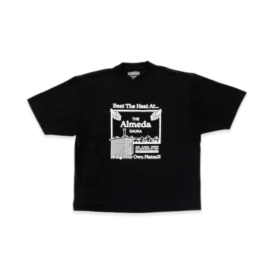 STABRIDGE "The Almeda Club x The Apartment" New York Sauna Tee "Black"