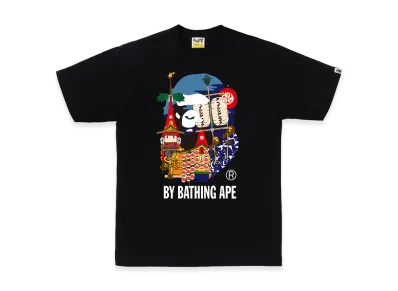 A BATHING APE Kyoto Festival By Bathing Ape Tee "Black"